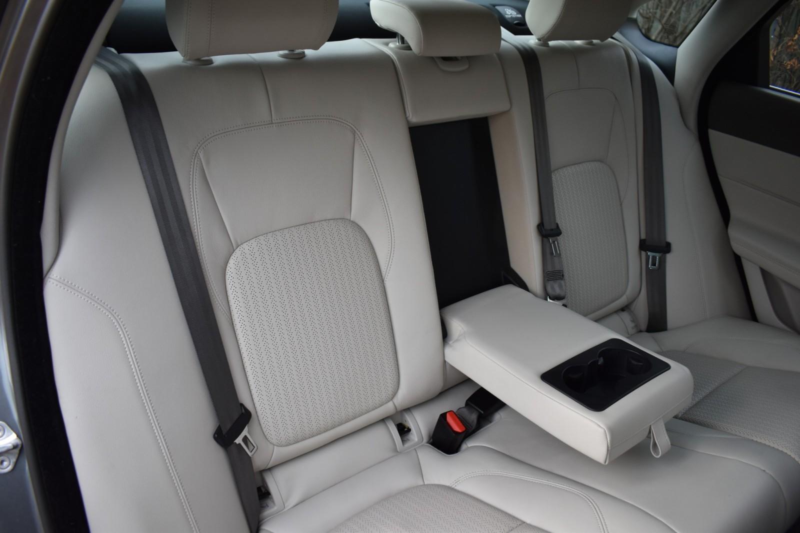 How to Fold Jaguar XF Rear Seats